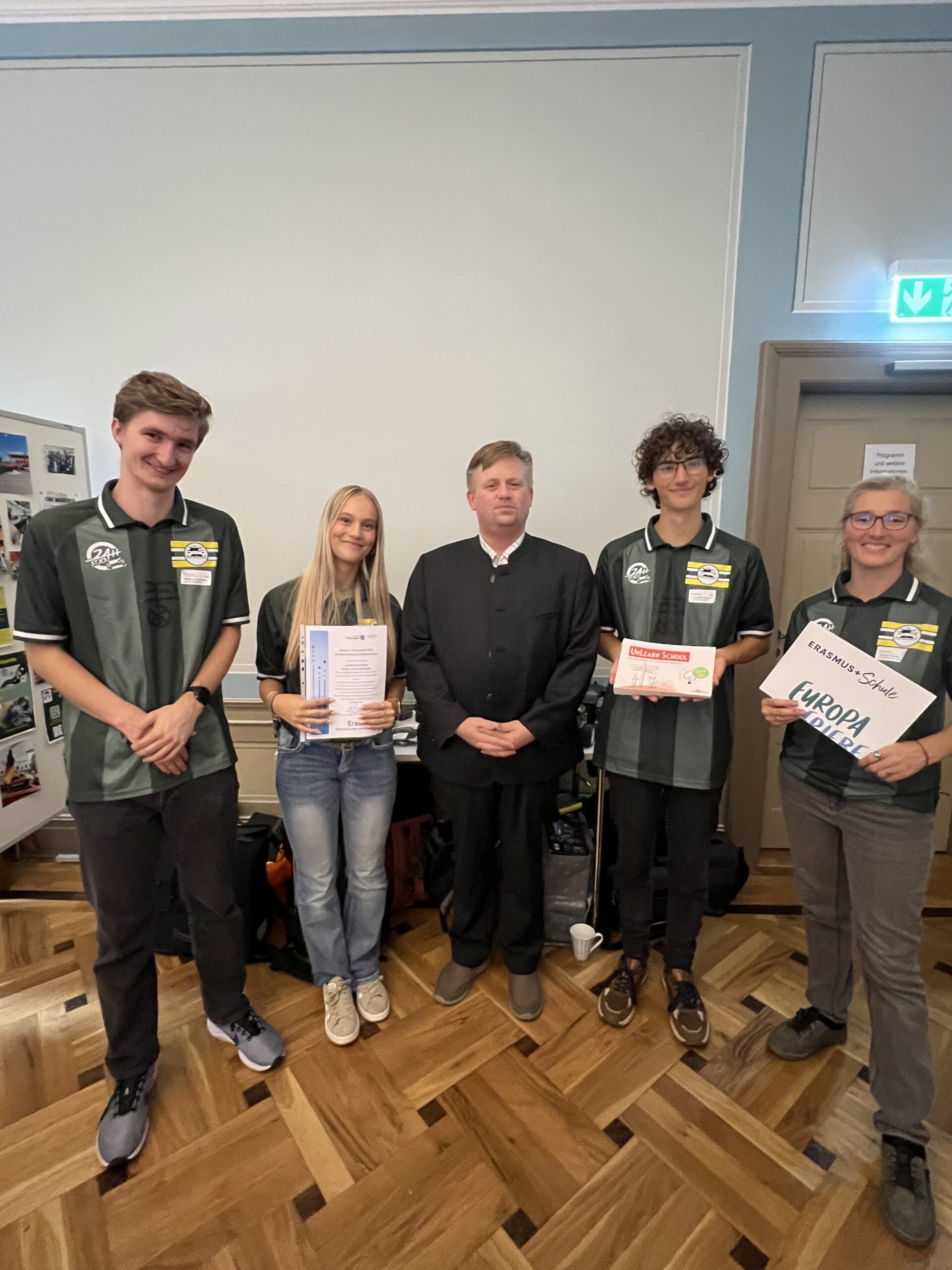 Ehrung für unsere Schule im Rahmen des Erasmus+ Impulsforums