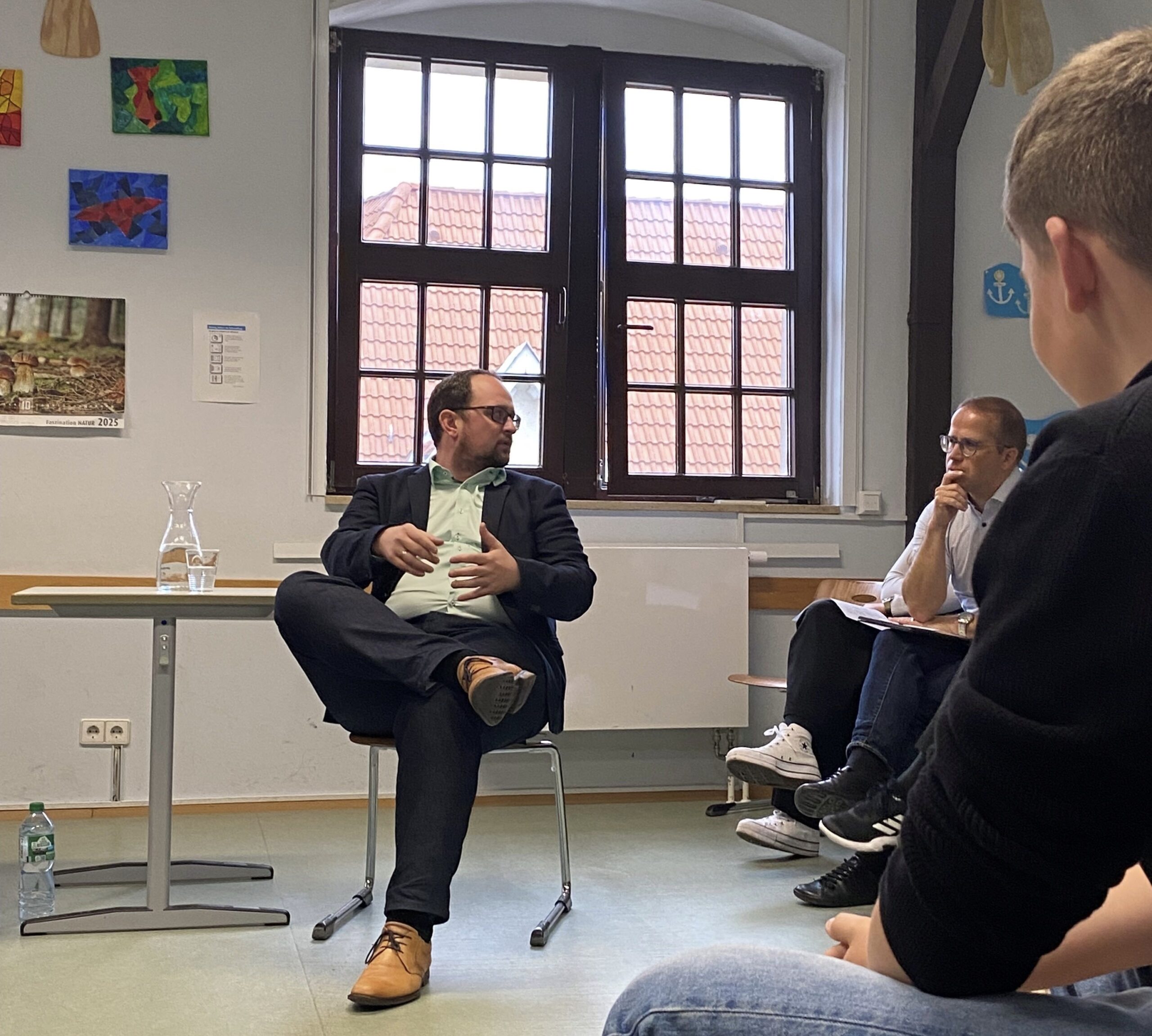 Besuch von Landtagspräsident in der 10d