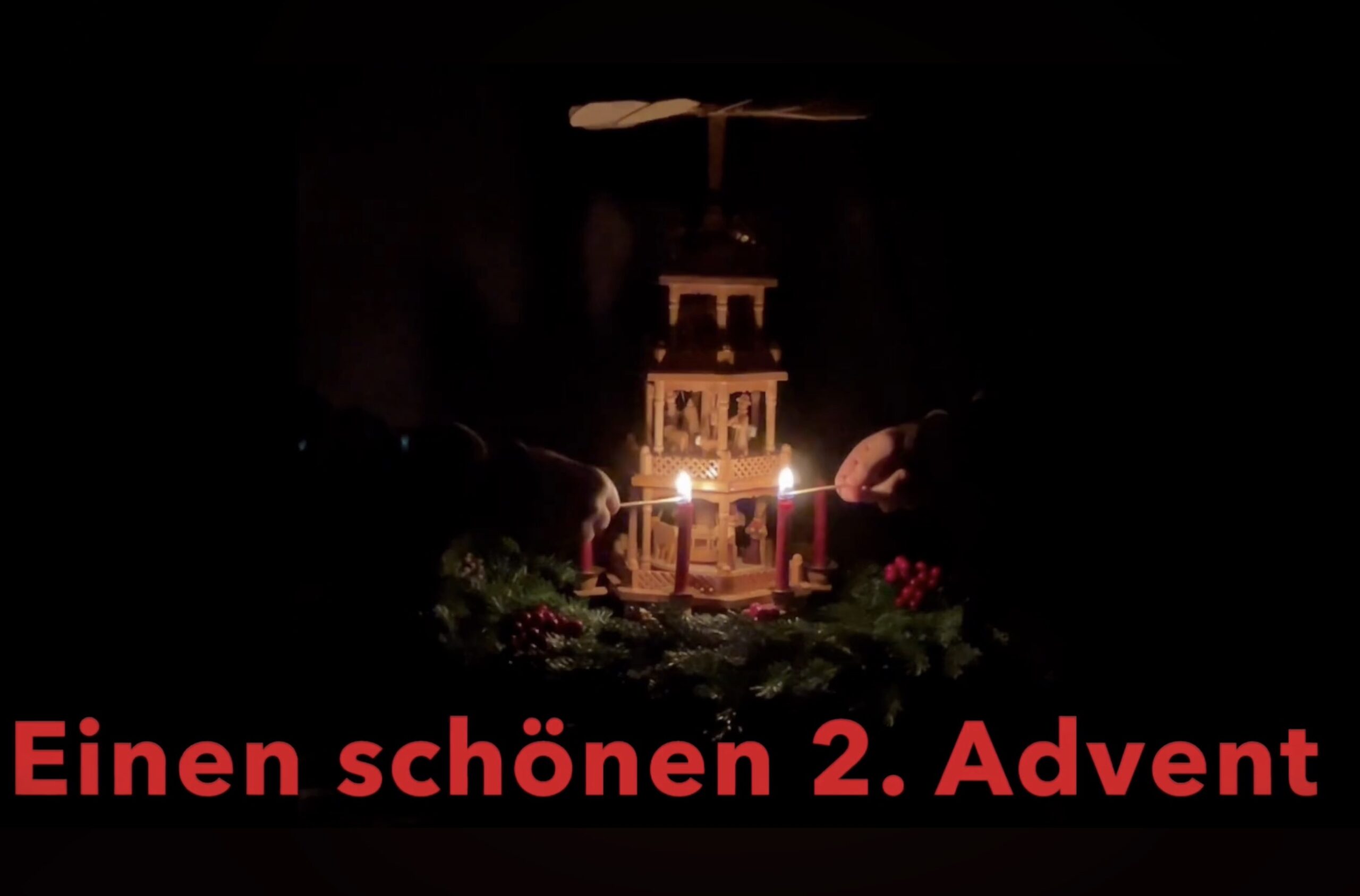 … das zweite Lichtlein brennt!