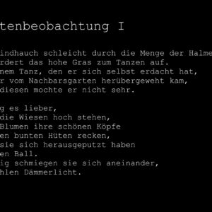 Coronatagebuch - Gartenbeobachtungen I